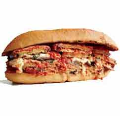 Small Eggplant Parm Sub